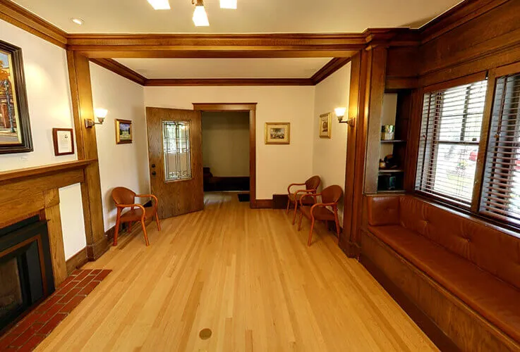 Waiting area with seating
